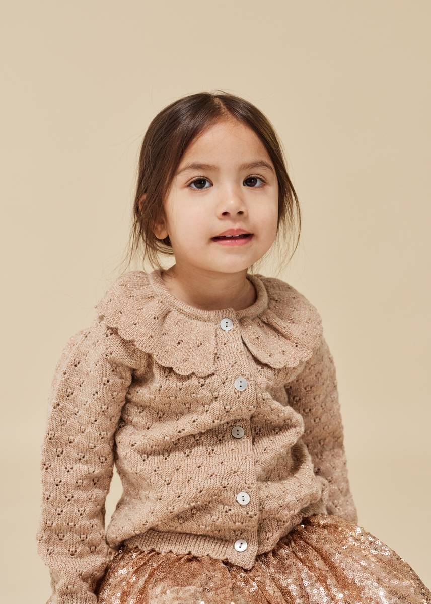 Konges Sløjd Konges Sløjd Holiday Knit Cardigan Creme (104 / 4 år)