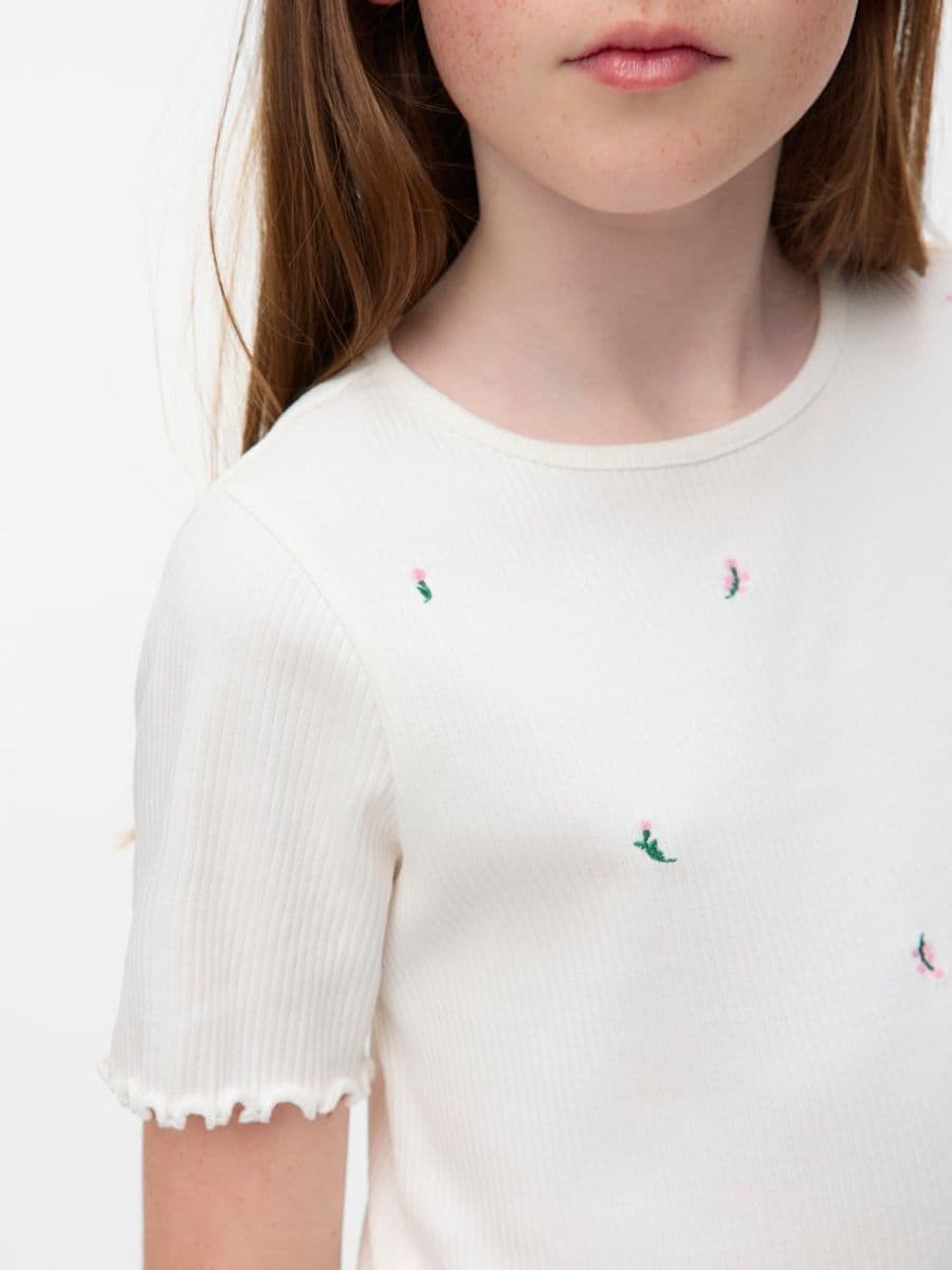 Vero Moda Girl Helle T-skjorte Blomster (146/152)