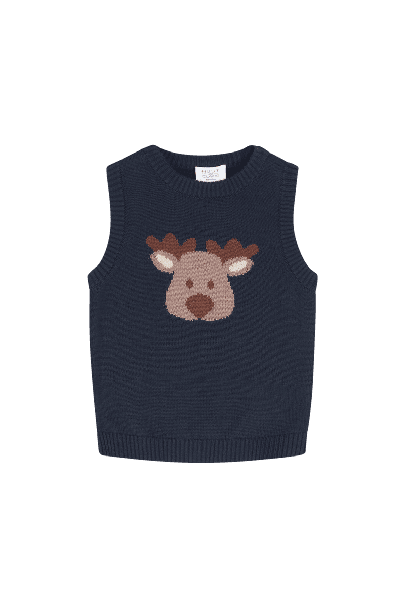 Hust and Claire Perry Vest Navy (74 / 9 mnd)