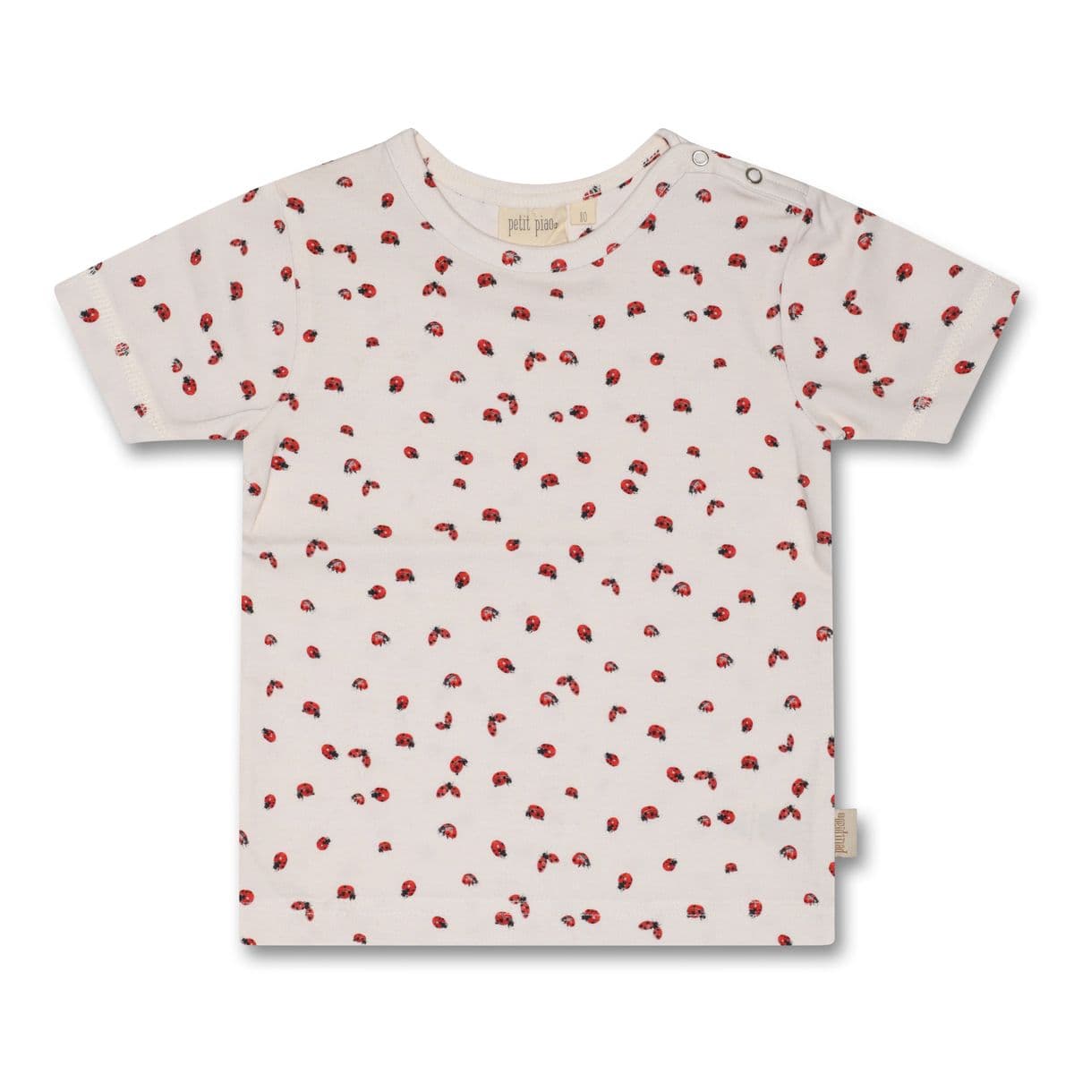 Petit Piao T-shirt S/S Printed Ladybug (98 /3 år)