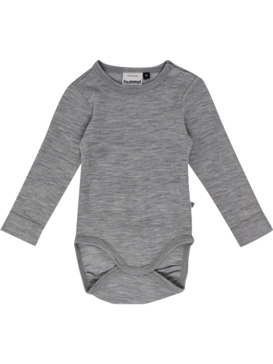 Hummel Mini Ull Body Grey Melange (98 /3 år)
