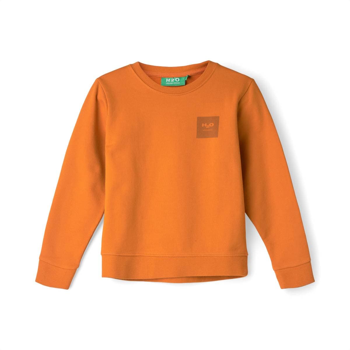H2O Authentic Organic Genser Orange (104 / 4 år)