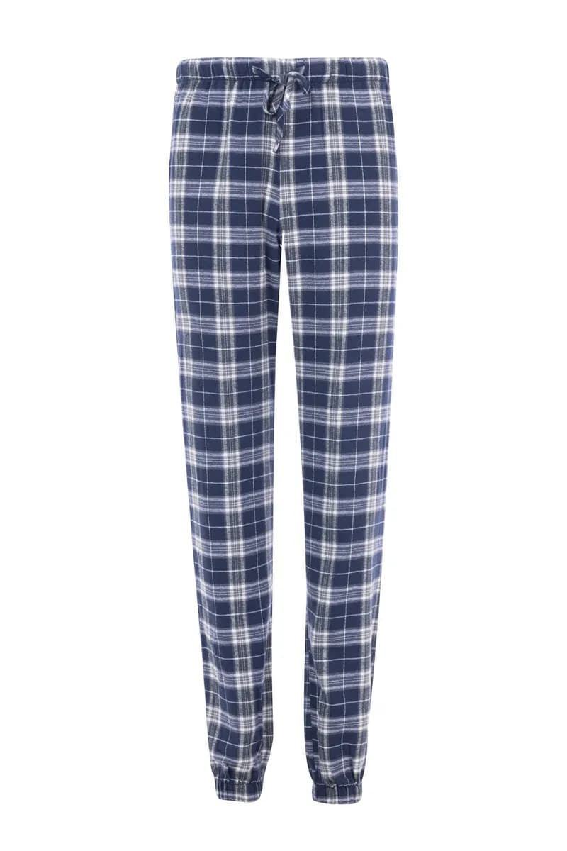 Salto Comfy Flanell Bukse Blå Rutet (176 /16 år)