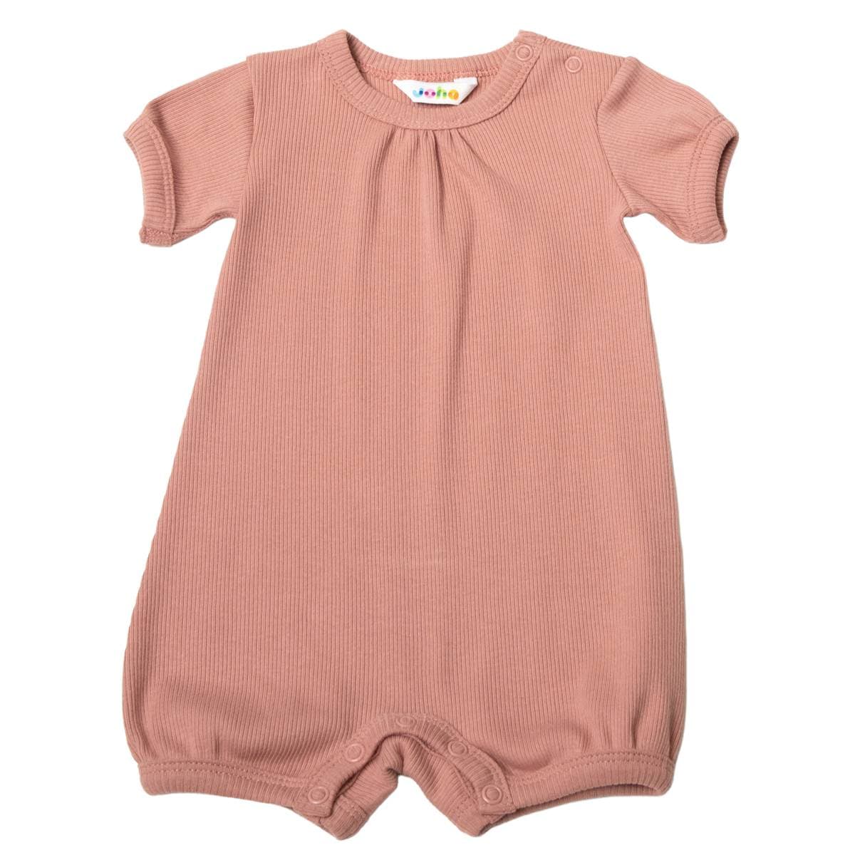 Joha Romper Cotton Rib Old Rose (90 / 1,5-2 år)