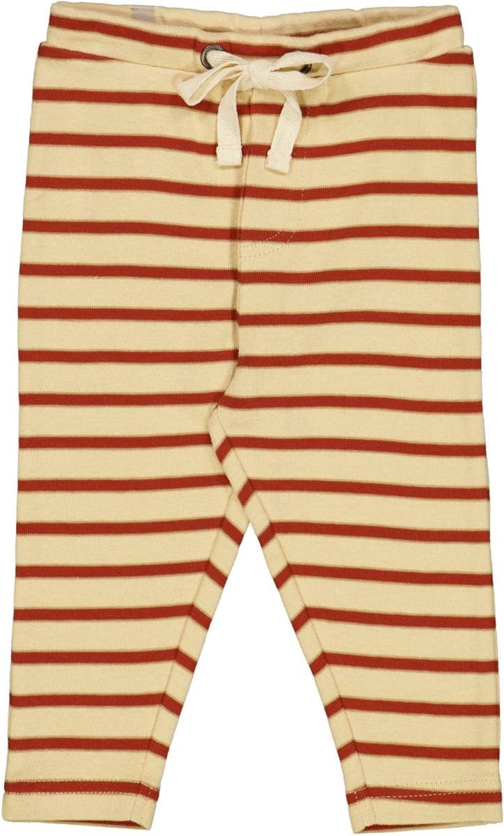 Wheat Soft Pants Manfred Sienna Stripe (74 / 9 mnd)