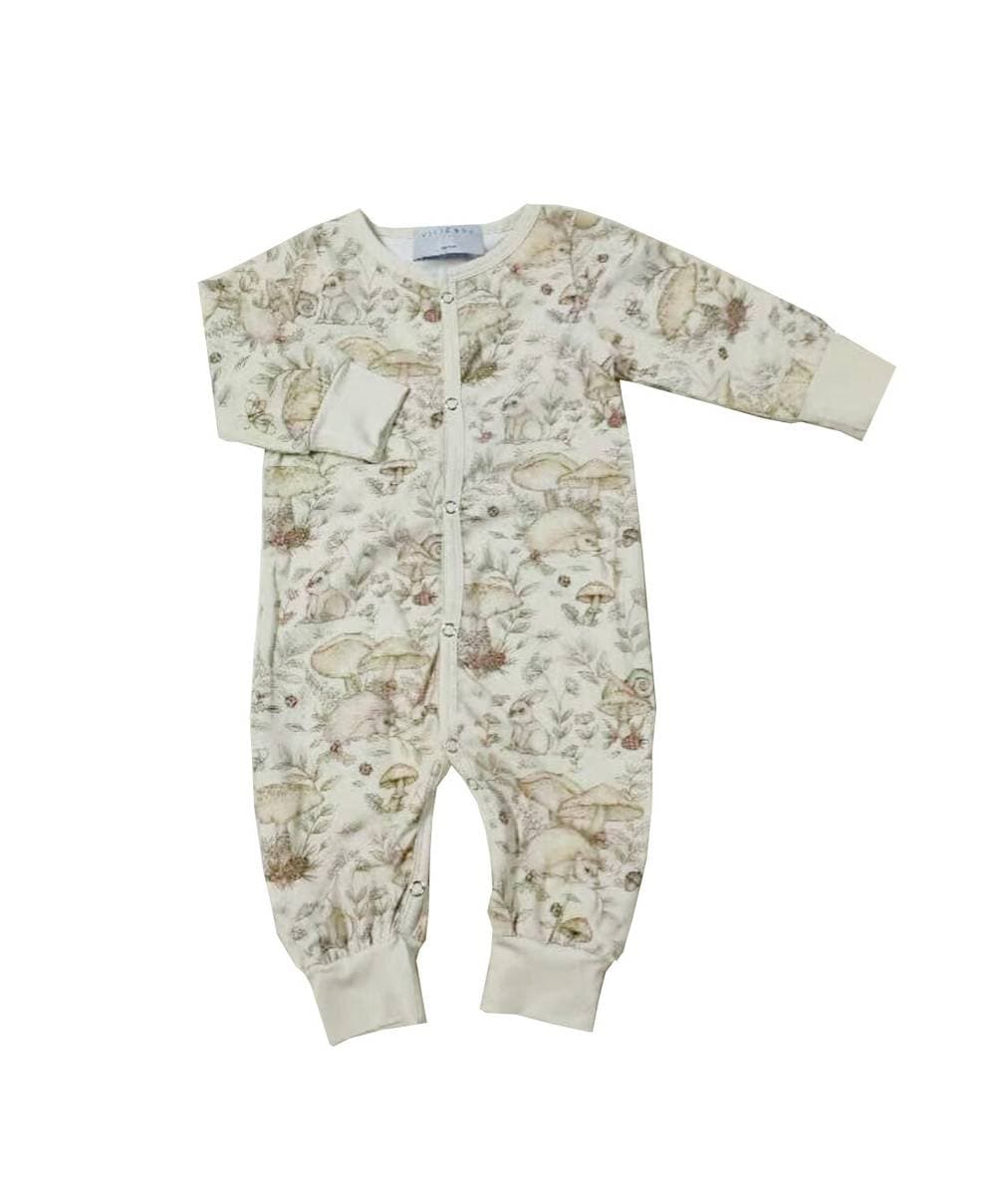 Vilje & Ve Vilje & Ve Riley Pyjamas Off White (80 / 1 år)