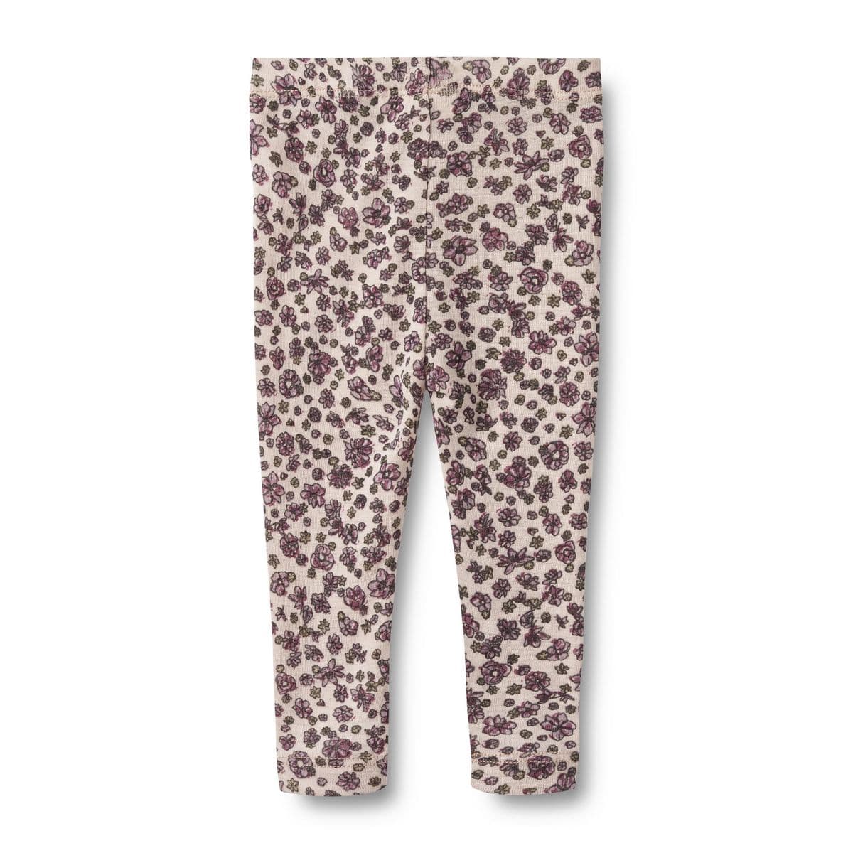 Wheat Baby Ull Leggings Agi Autumn Flowers (86 / 1,5 år)