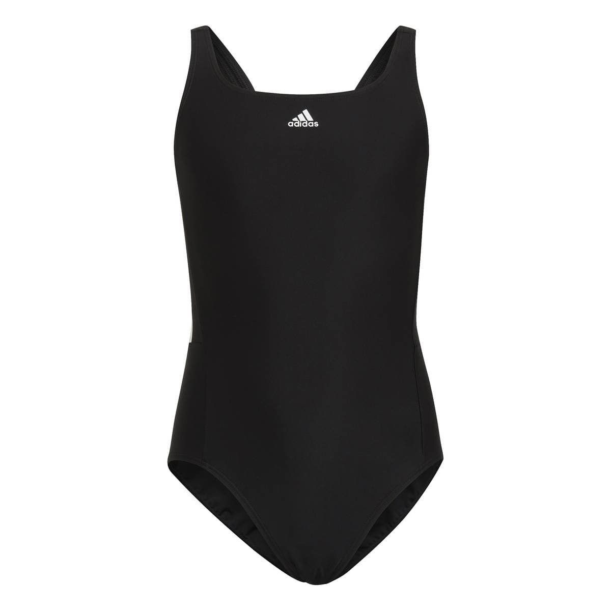 Sort Adidas YG 3S MID Swimsuit Badedrakt (104 / 4 år)