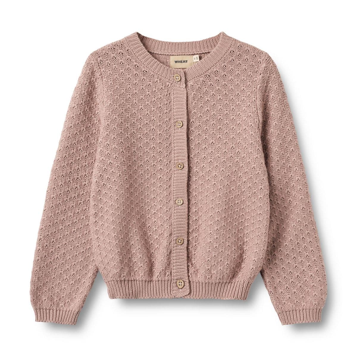 Wheat Knit Cardigan Magnella Dry Rose (104 / 4 år)