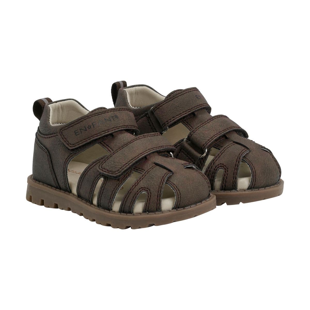 En Fant Sandal Velcro Chocolate Brown (23)