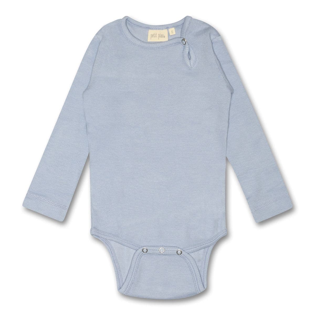 Petit Piao Body L/S Modal Spring Blue (74 / 9 mnd)
