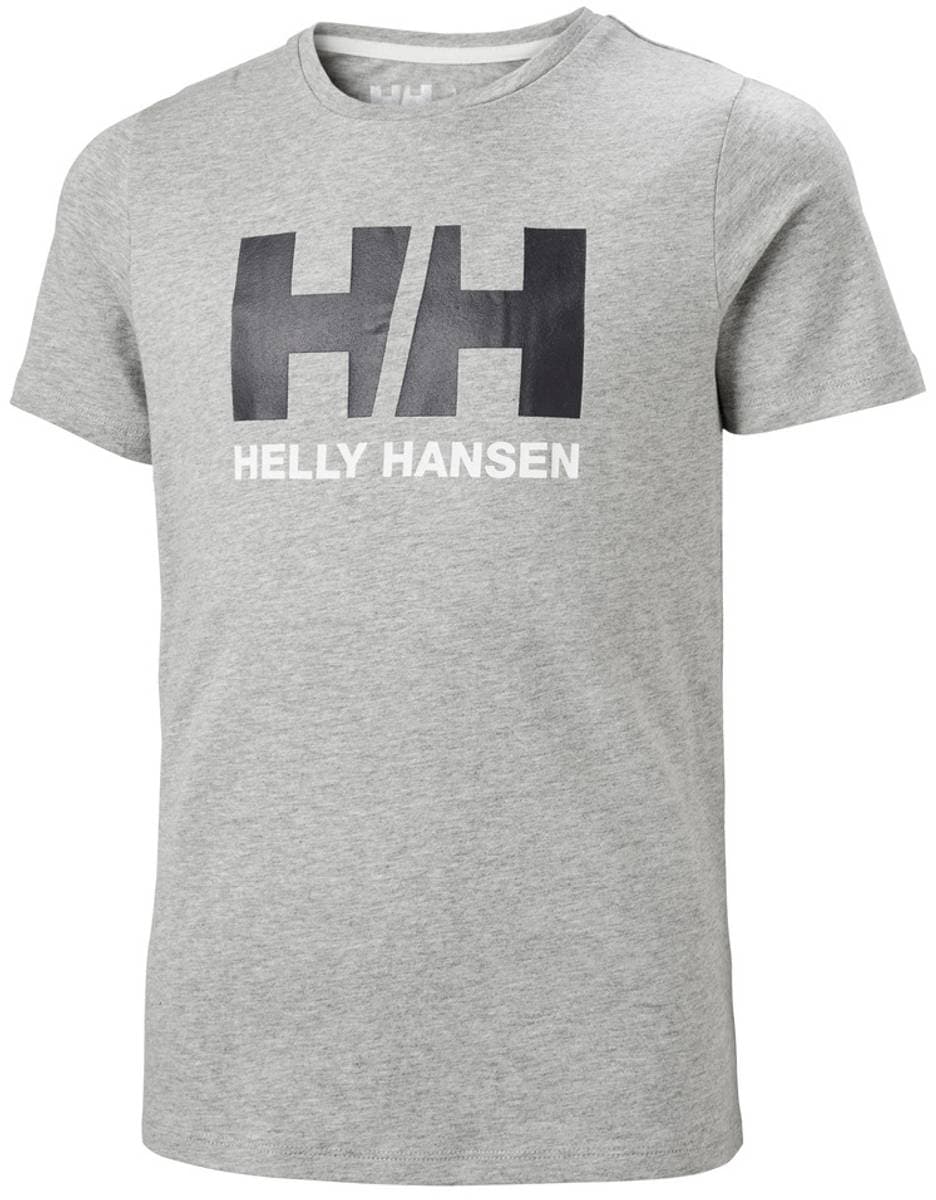 Helly Hansen Helly Hansen Jr HH Logo T-Shirt Grey Melange (128 / 8 år)