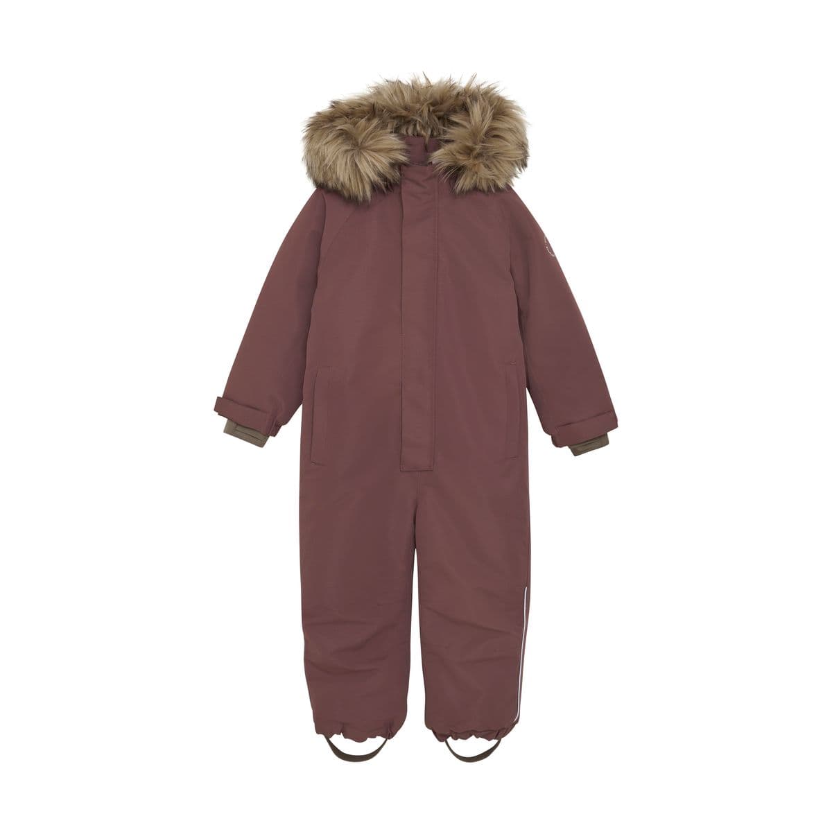 En Fant En Fant Vinterdress Med Fuskepels Rose Taupe (134 / 9 år)
