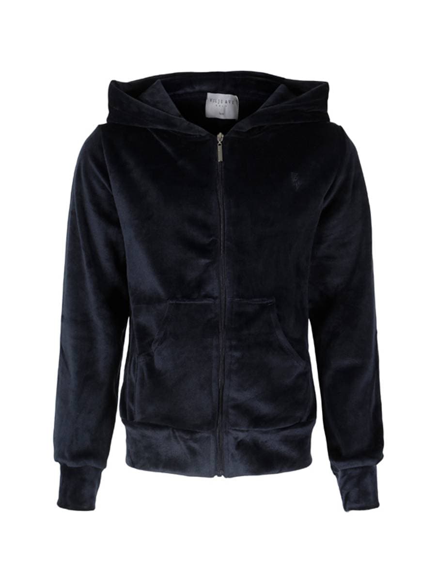 Vilje & Ve Hermine Velour Hettjakke Dark Navy (104 / 4 år)