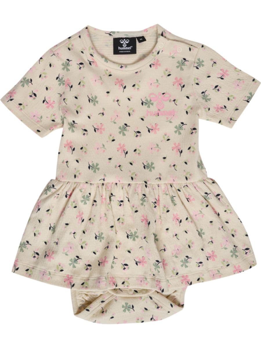 Hummel Tyra Bodykjole Whitecap Blomster (98 /3 år)
