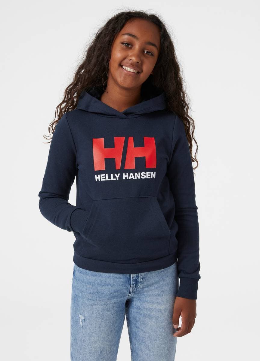 Helly Hansen Jr HH Logo Hoodie 2.0 Navy (140 / 10 år)