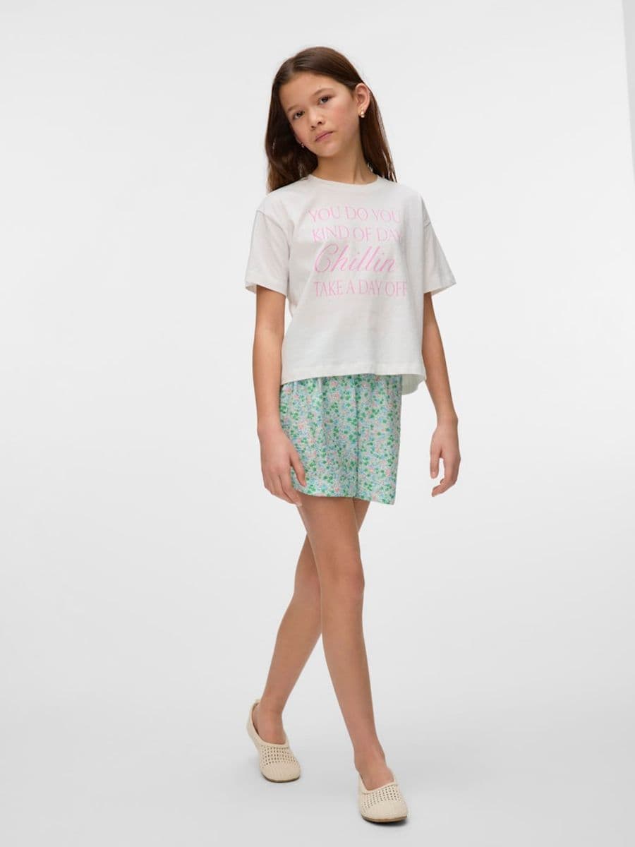 Vero Moda Girl Iris Ditsy Shorts Blomster (164 /14 år)