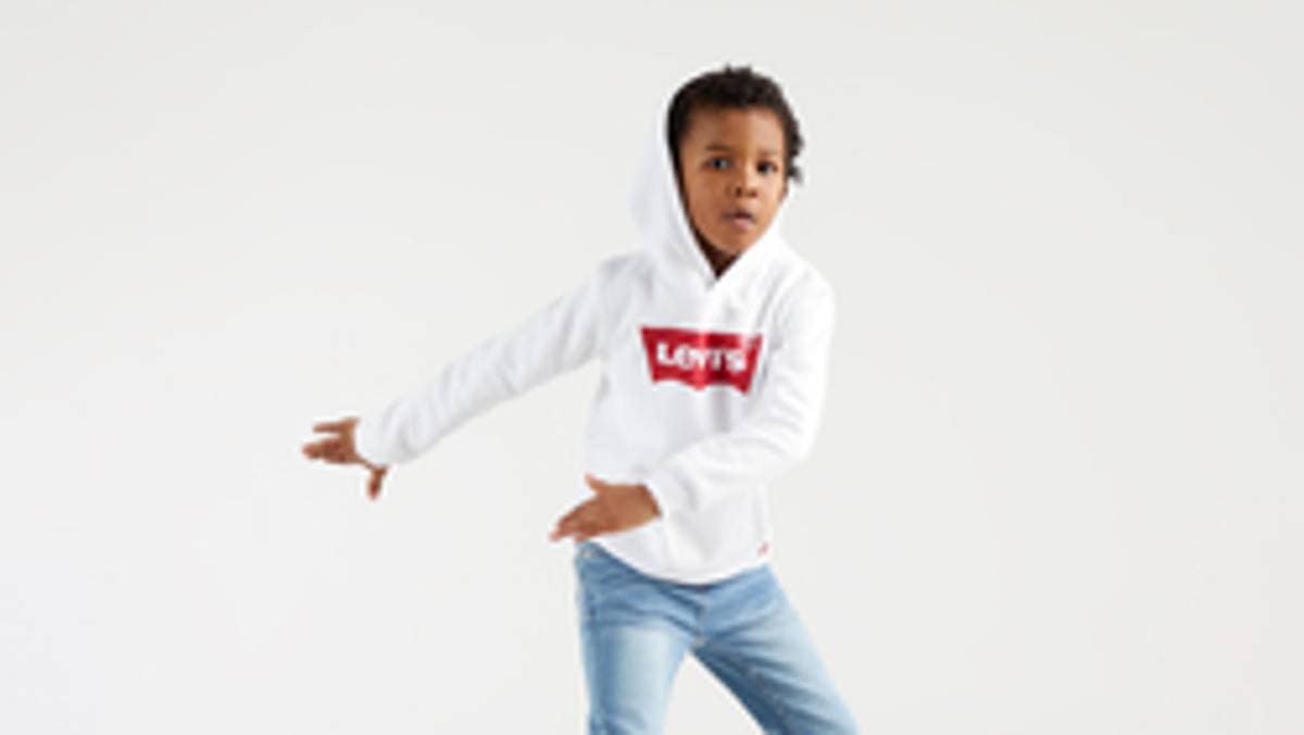 Levis Batwing Screenprint Hoodie Hvit (176 /16 år)