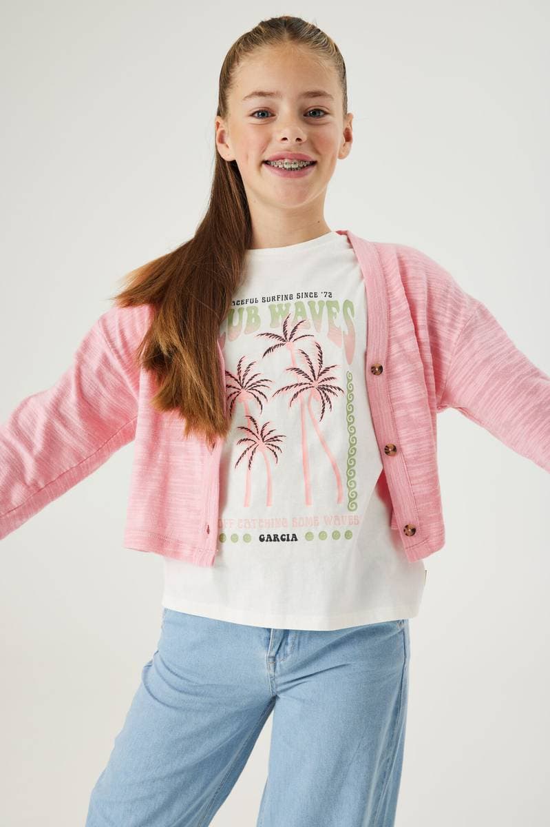 Garcia Cardigan D32450 Pink Beauty (176 /16 år)