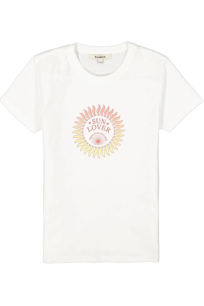 Garcia T Skjorte B32401 F White (176 /16 år)