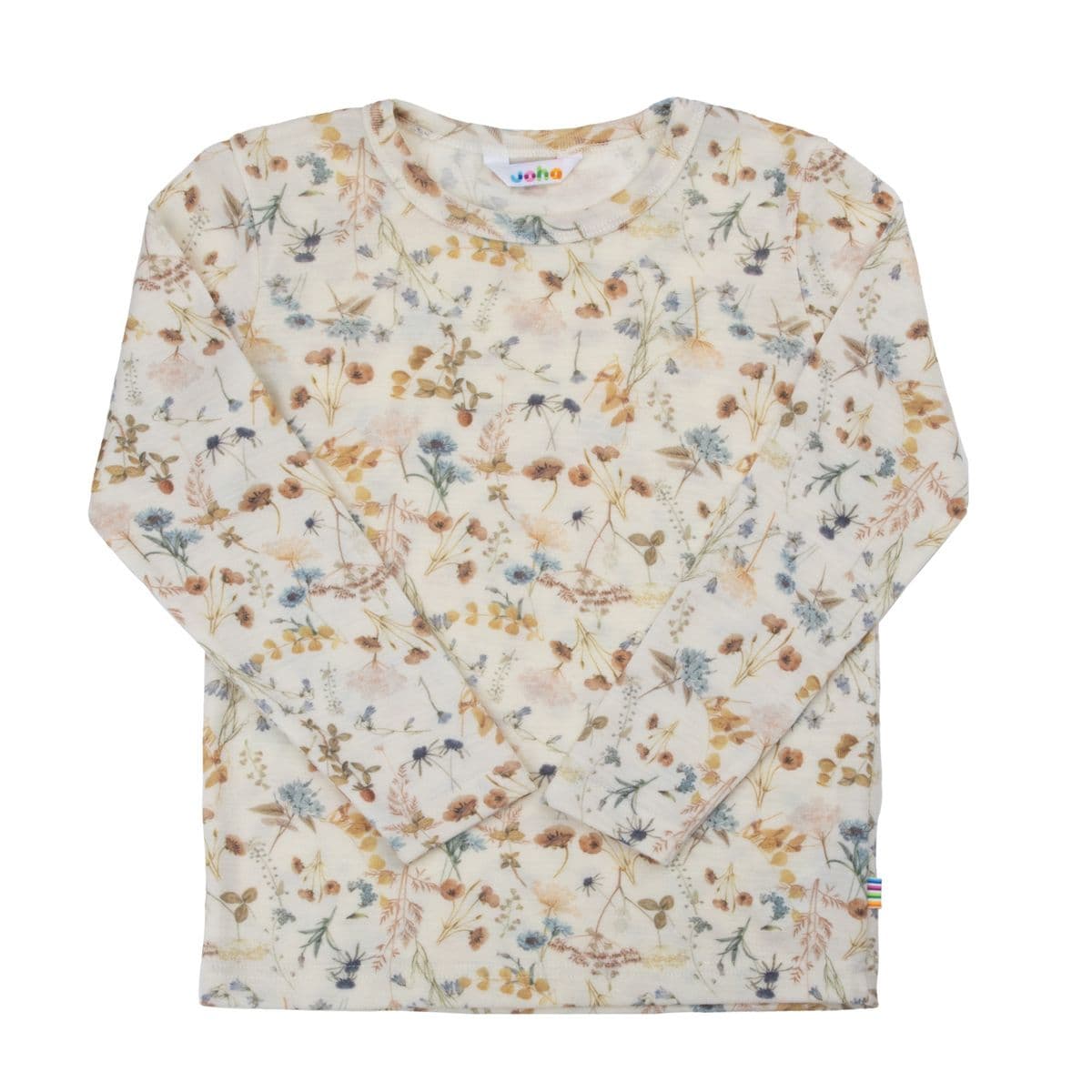 Joha Merinoull Genser Flora Offwhite (160 / 13-14 år)