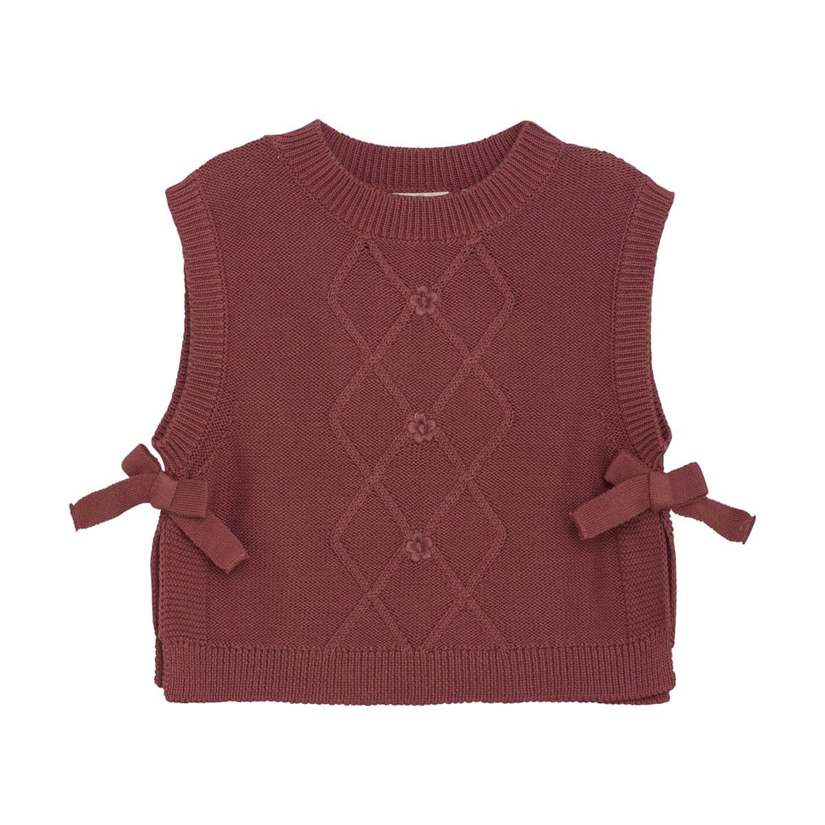 En Fant En Fant Strikket Vest Roan Rouge (98 /3 år)