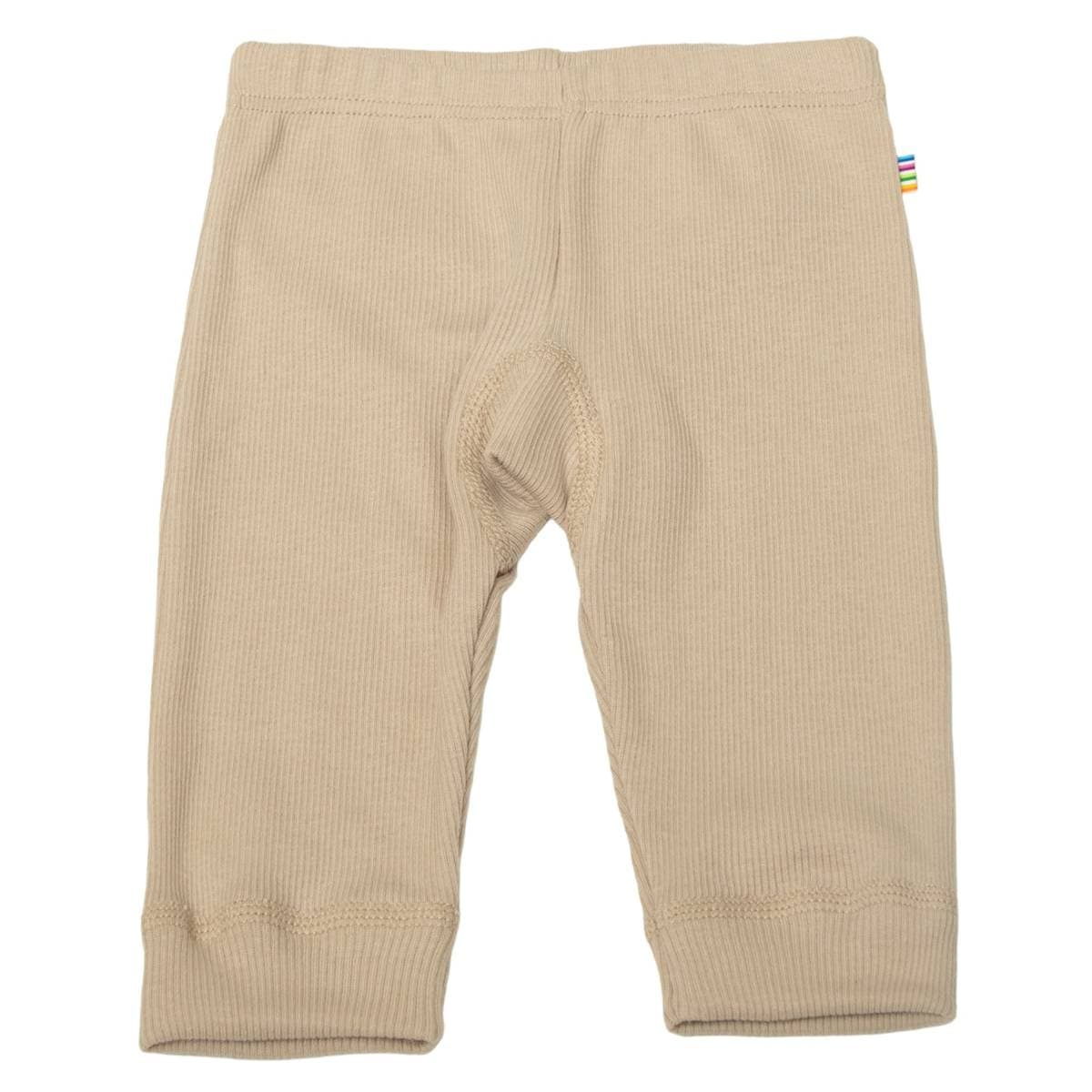 Joha 2X2 Cotton Rib Leggings Beige (80 / 1 år)