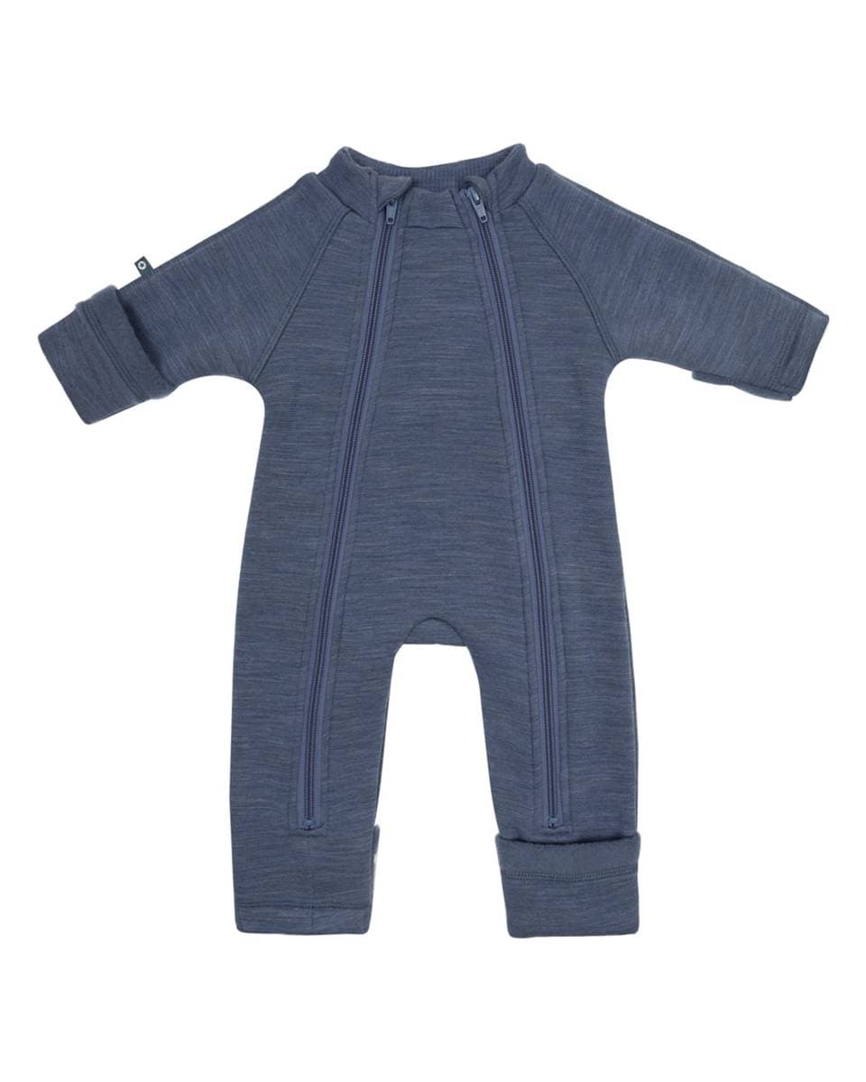 Smallstuff Smallstuff Jumpsuit Ull 2 Zip Denim Melange (68/74: 6-9 mnd)