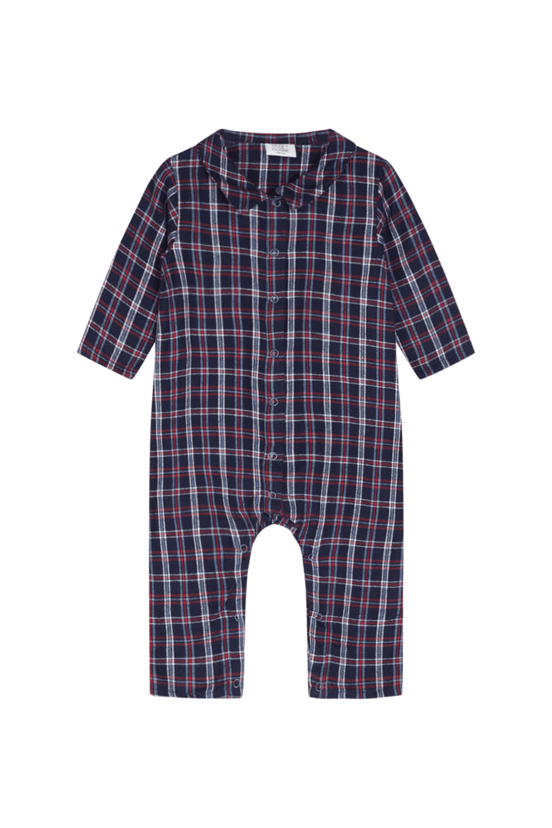 Hust and Claire Issey Pysjamas Navy (80 / 1 år)