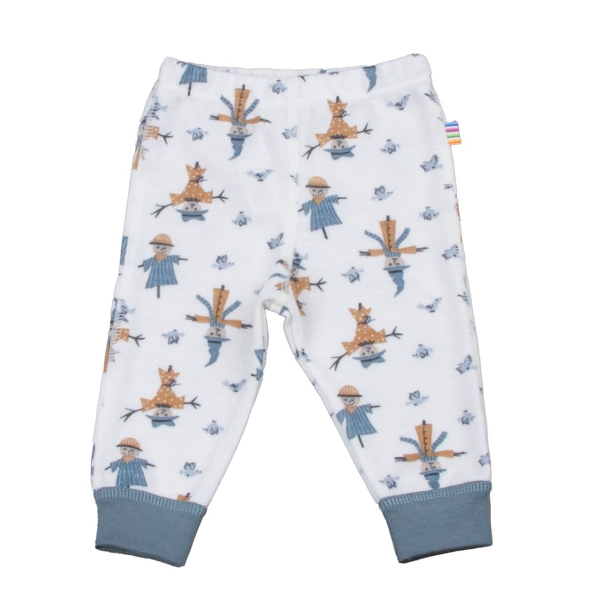 Joha Scarecrow Ull Bambus Leggings Off White/Blue (70 / 8-9 mnd)