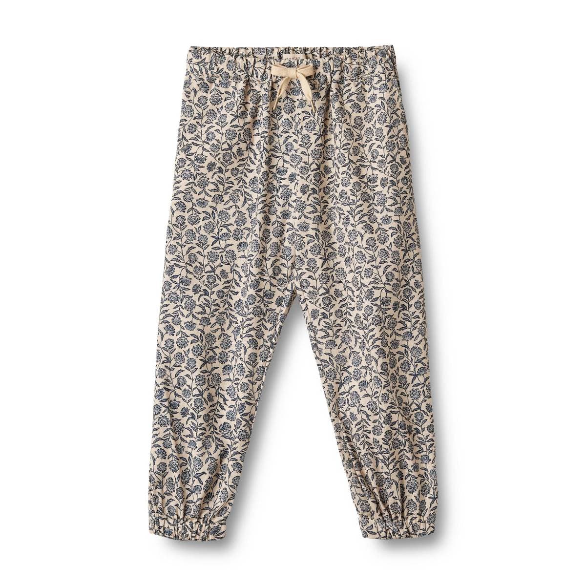 Wheat Trousers Shilla Blue Cornflowers (98 /3 år)
