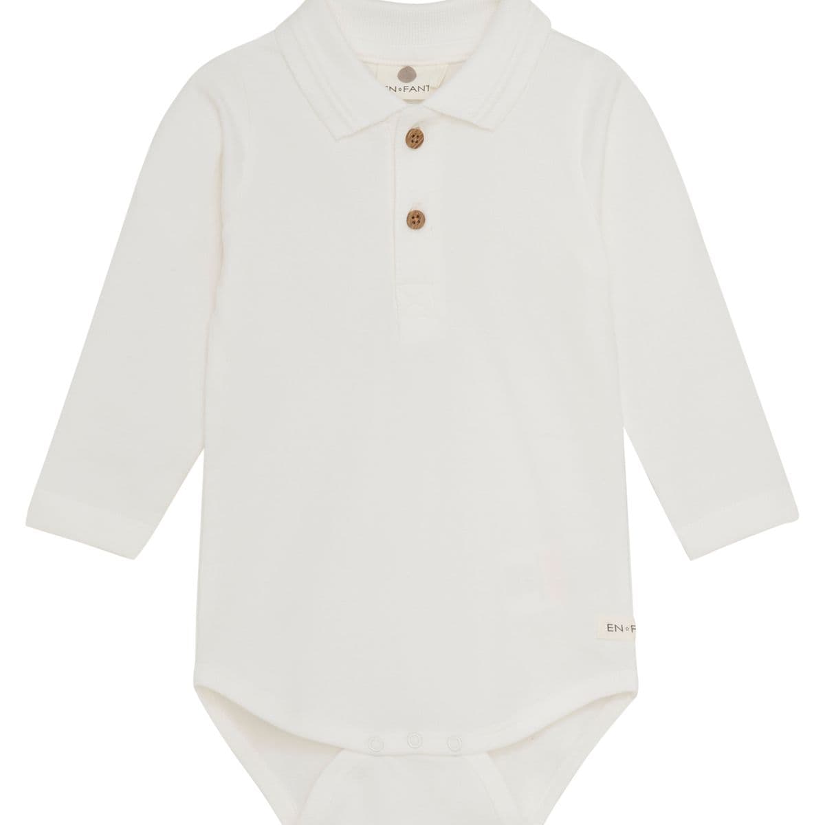 En Fant En Fant Body Med Polokrage Egret (92 / 2 år)