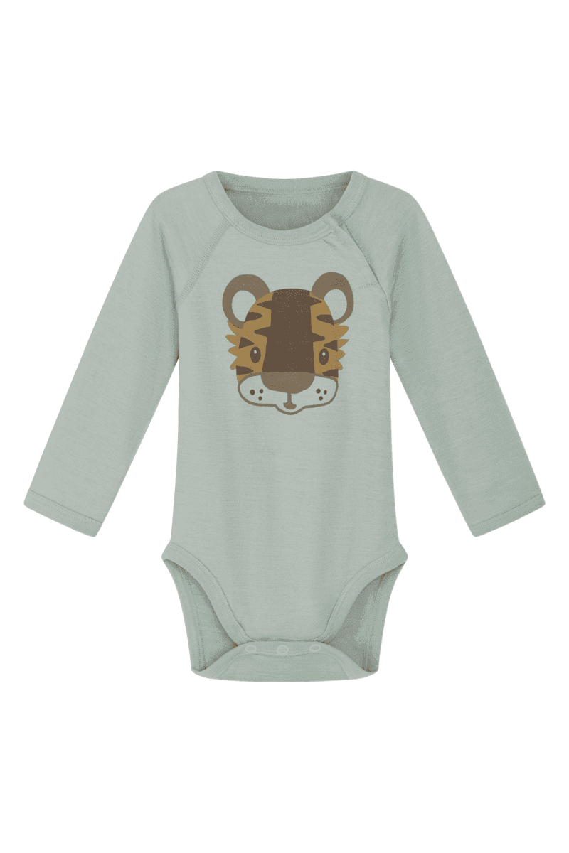 Hust and Claire Hust and Claire Basti Body Ull Bambus Jade green (80 / 1 år)