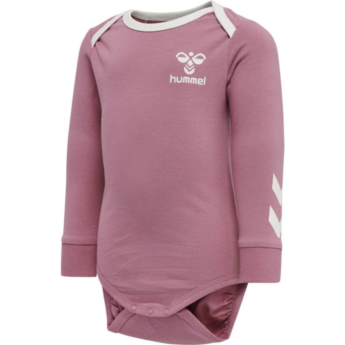 Hummel Maule Body L/S Heather Rose (56 / 1-2 mnd)