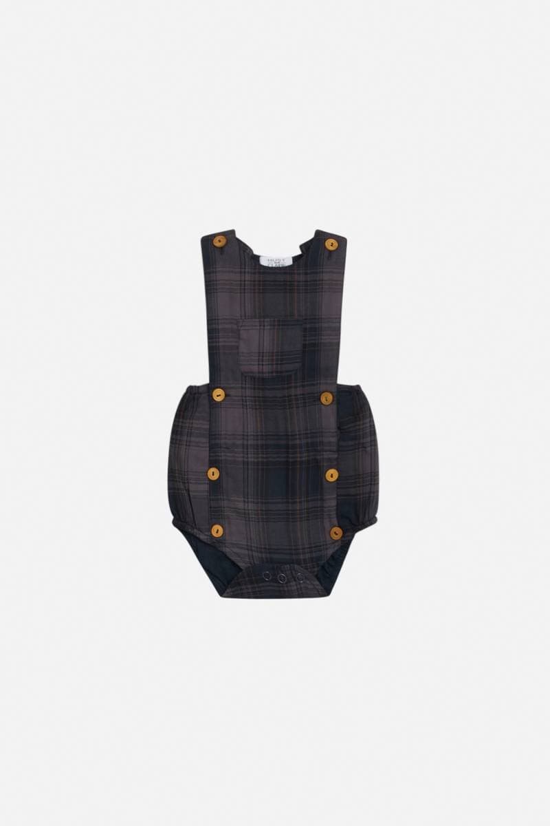 Hust & Claire Meri - Romper Navy (56 / 1-2 mnd)