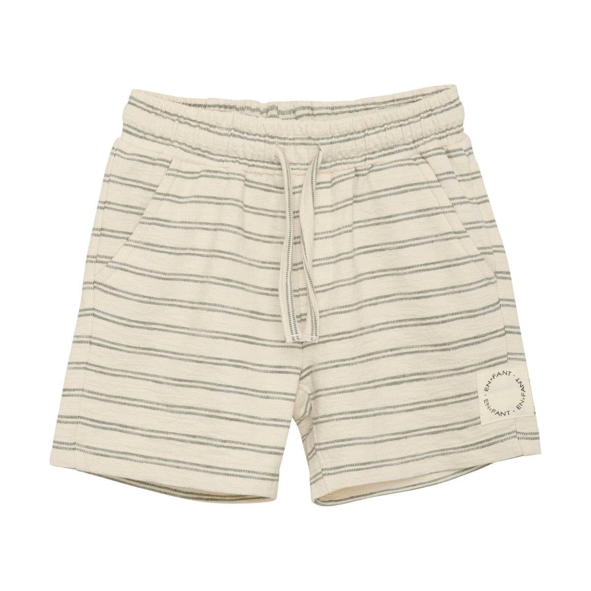 En Fant Shorts Stripes Sea Spray (74 / 9 mnd)