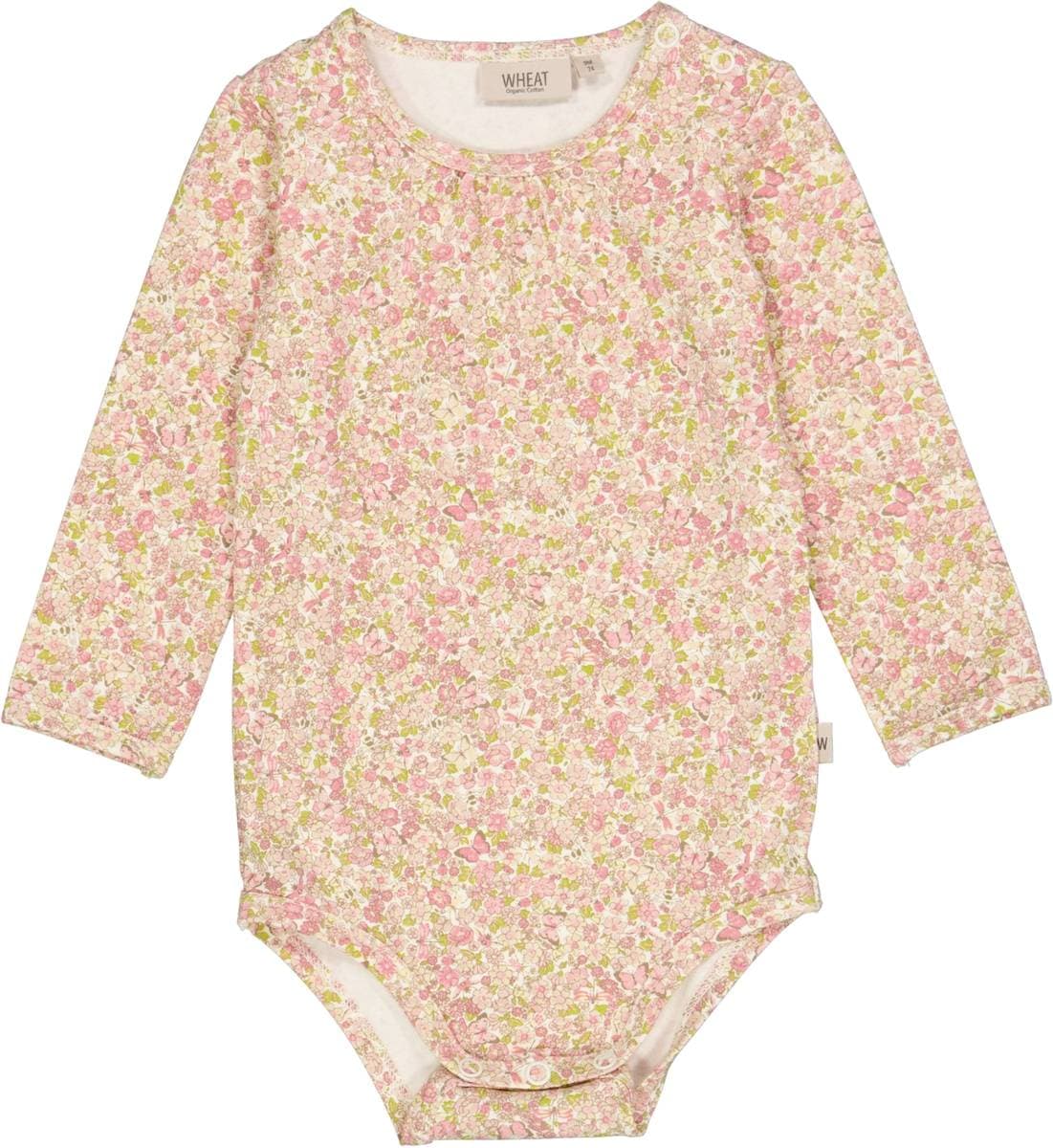Wheat Rosa Blomstrete Wheat Liv LS Body (62 / 3 mnd)