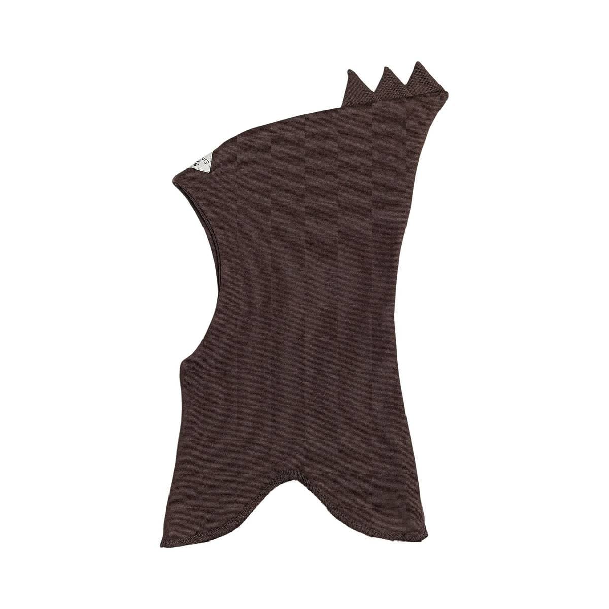 Mørk Brun Racing Kids Balaclava Dino (XS)