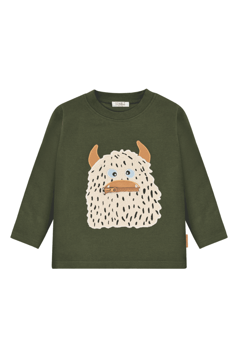 Hust and Claire Anton Snowmonster Genser Deep Ivy (98 /3 år)