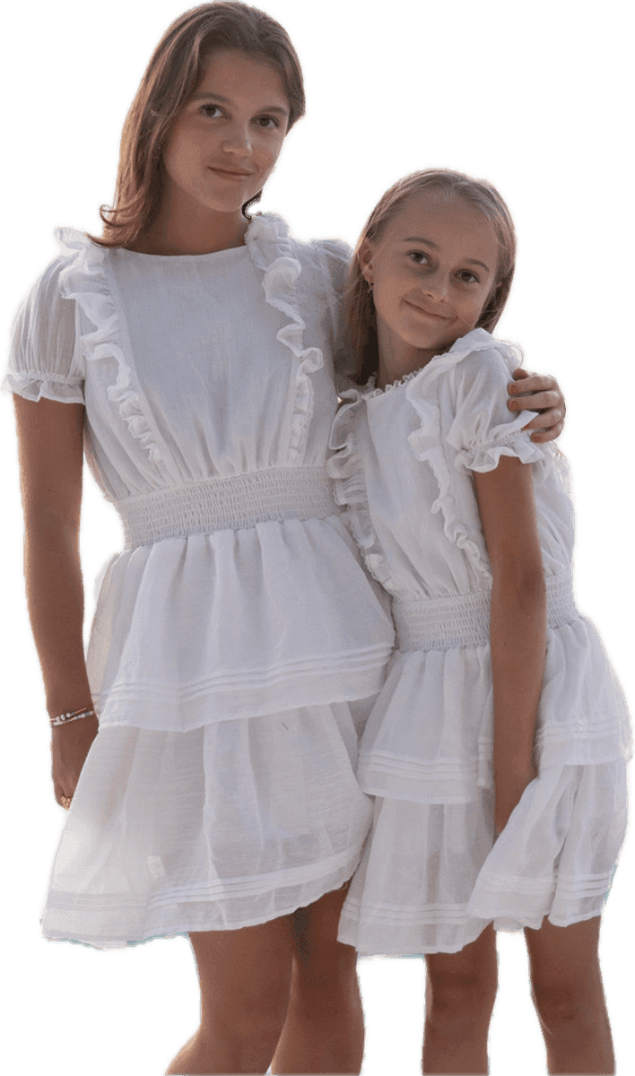 Vilje & Ve Ane Kjole Soft White (170 / 15-16 år)