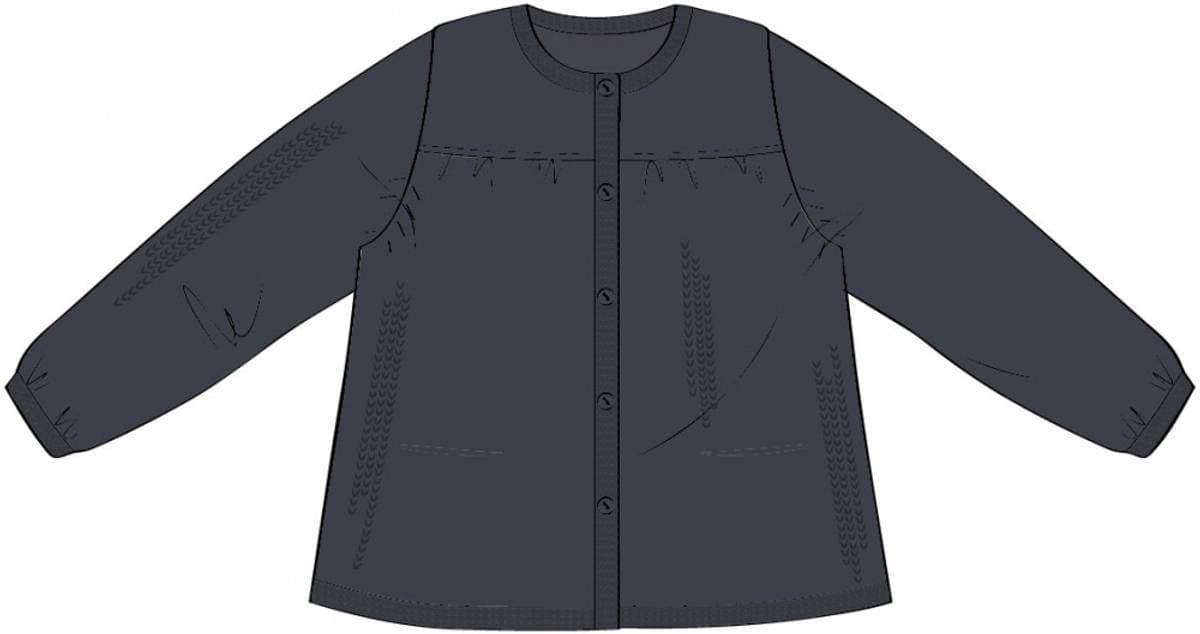 Mørk Blågrå Wheat Sonja Baby Cardigan (92 / 2 år)