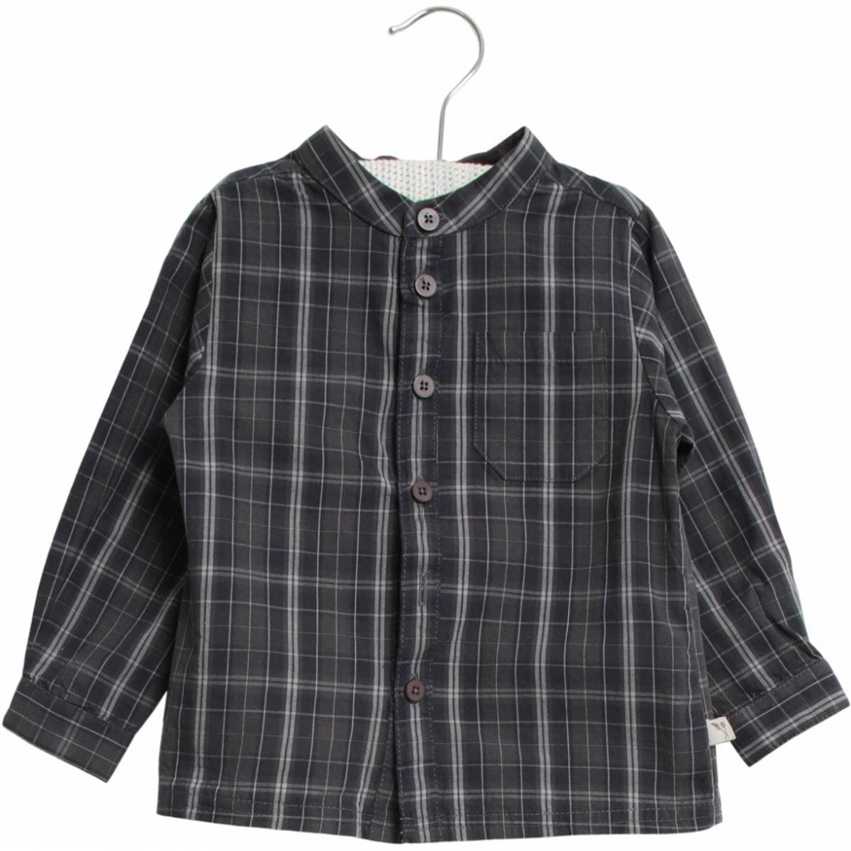 Wheat Rutete Wheat Shirt Pocket LS Skjorte (74 / 9 mnd)