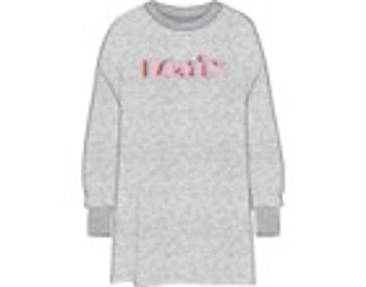 Levis Ls Fleece Dress Grå (176 /16 år)