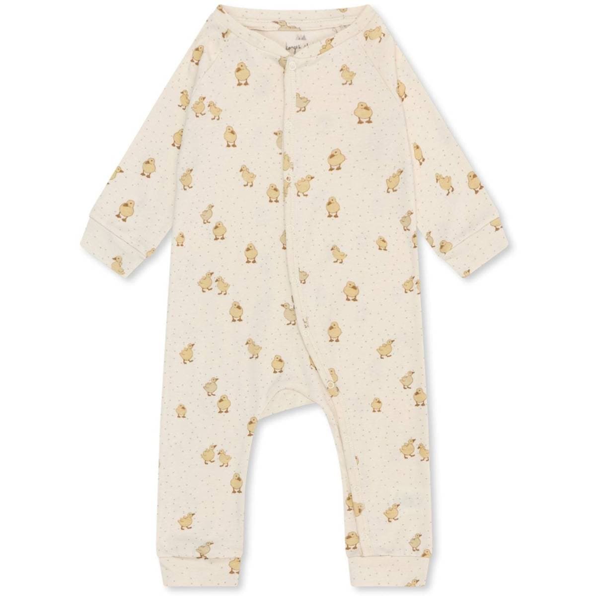 Konges Sløjd Sleepy Onesie Gots Duckling (98 /3 år)