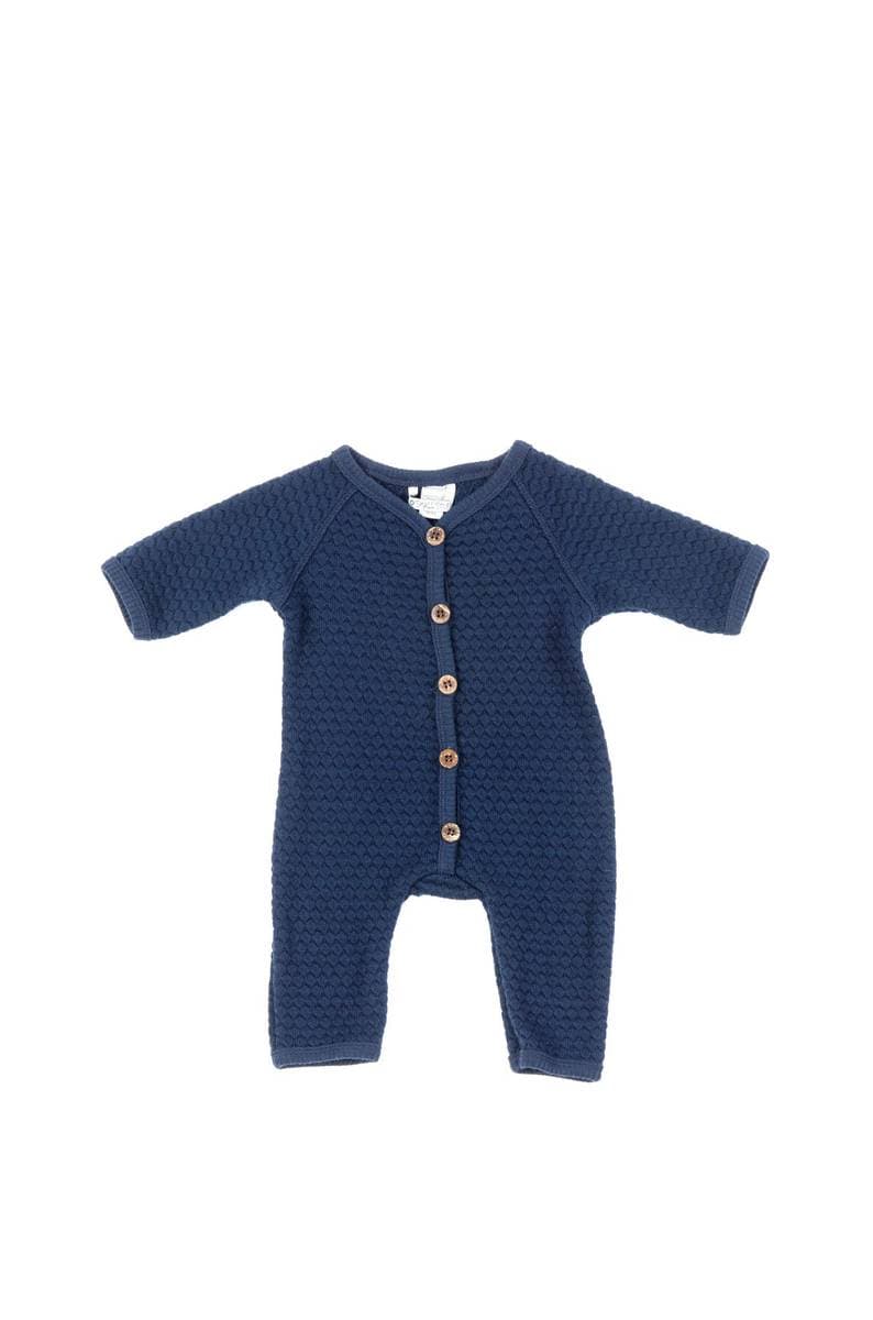 Smallstuff Jumpsuit Ull Navy (86 / 1,5 år)
