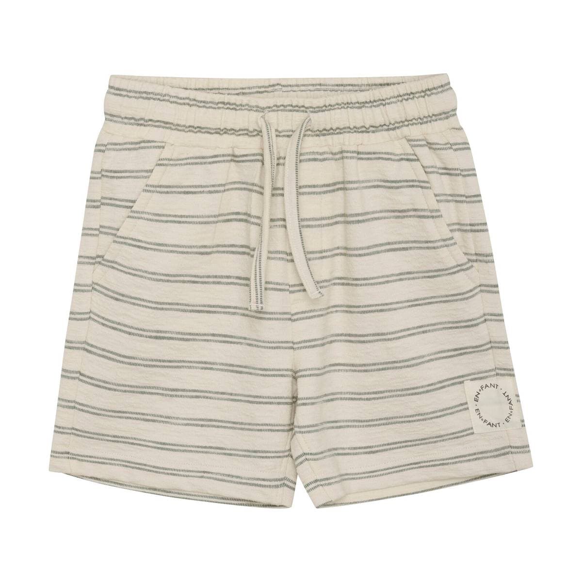 En Fant Shorts Stripes Eggnog (128 / 8 år)