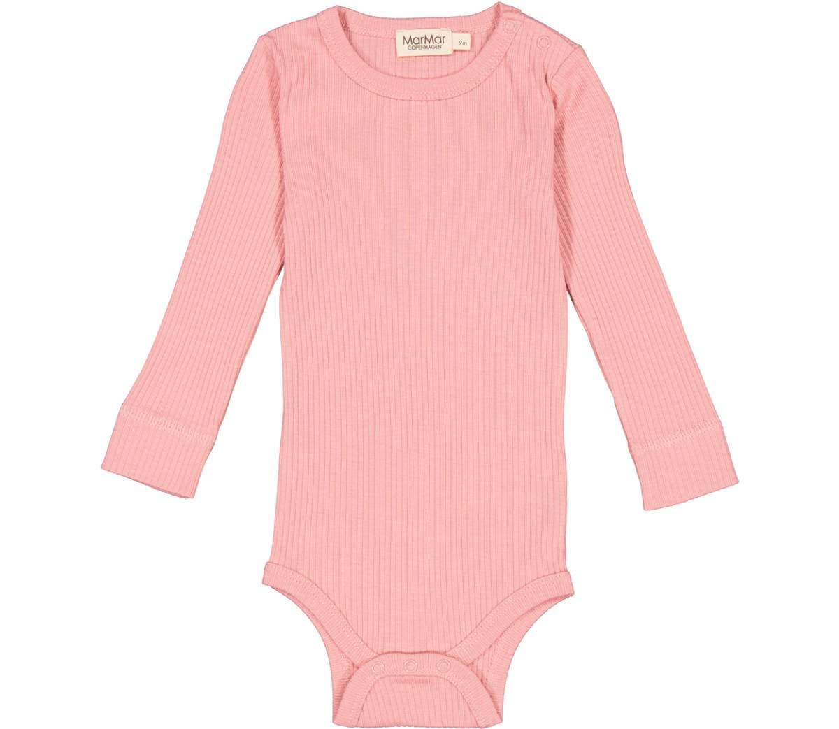 MarMar Plain Body LS Modal Pink Delight (80 / 1 år)