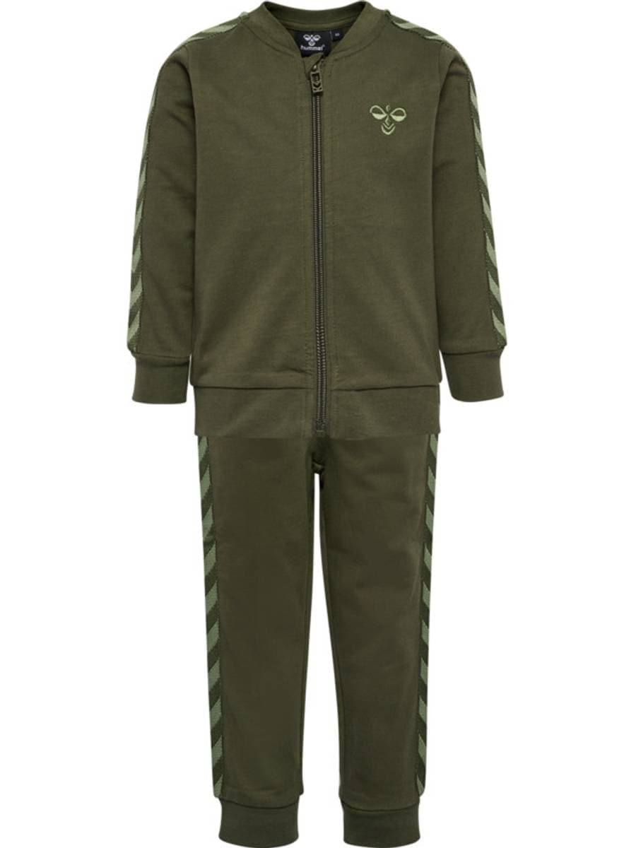 Hummel Bille Tracksuit Olive Night (80 / 1 år)