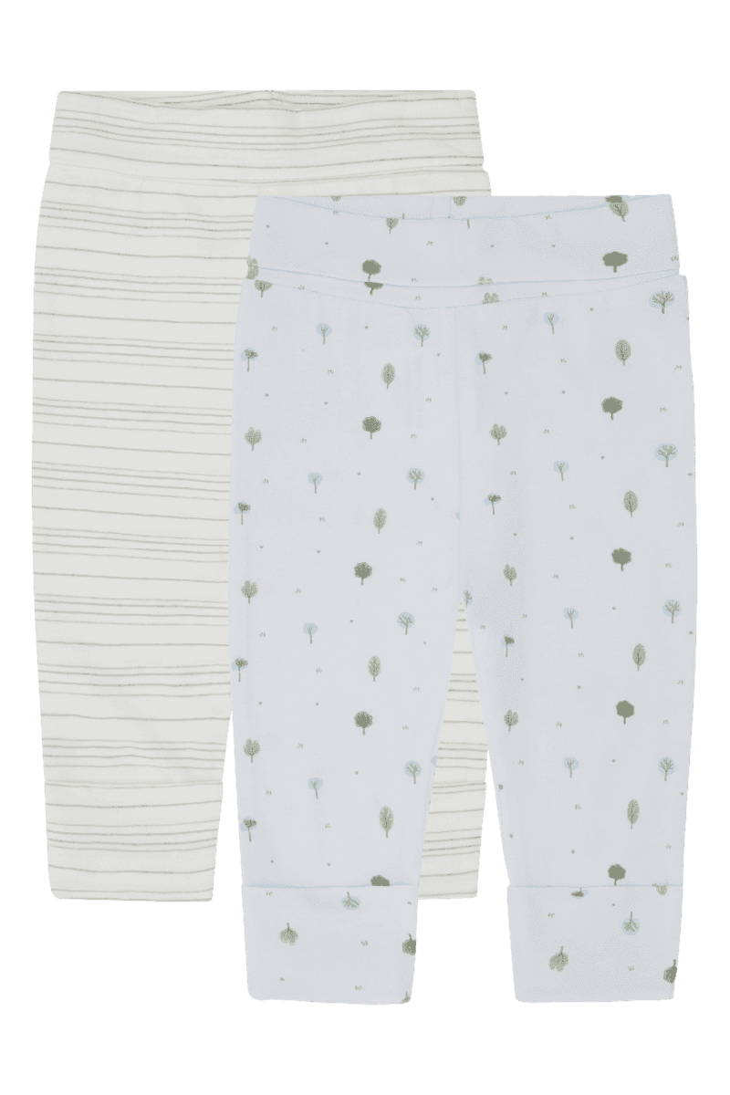 Hust And Claire Luca Leggings 2 Pak Green Sage (80 / 1 år)