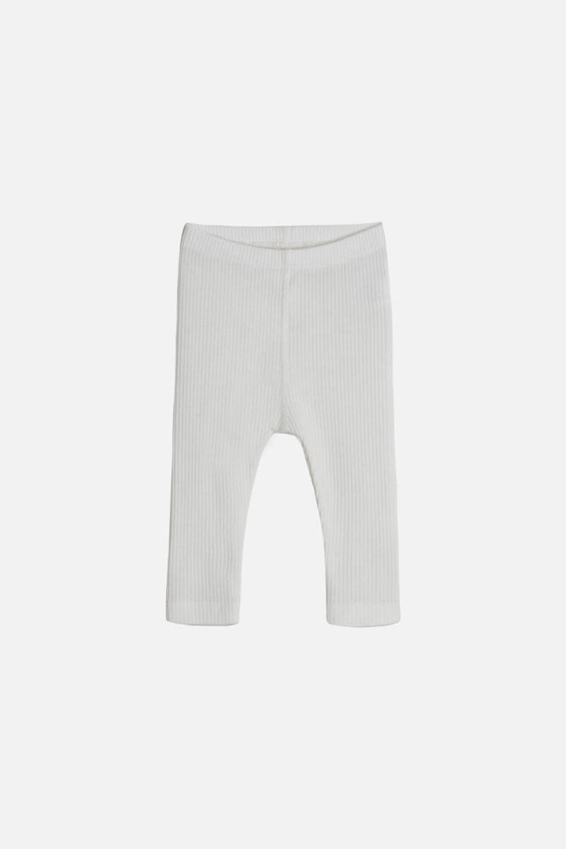 Hust and Claire Hust and Claire Lee Ull Rib Leggings Ecru (74 / 9 mnd)